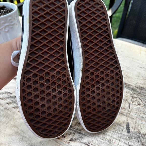 VANS Off The Wall Ward Mens SIZE 7
M BLACK & WHITE Suede & Canvas - Picture 6 of 8